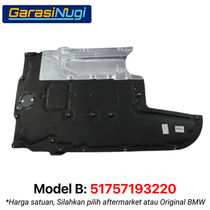 Underfloor Coating Center For BMW F10 F01 Floor Deck Cover Pelapis Lantai Diesel Petrol 520