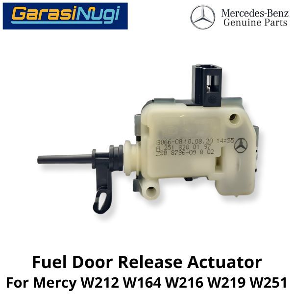 Fuel Door Mercy W212 W164 W219 Release Actuator Kunci Penutup Tangki Bahan Bakar E200