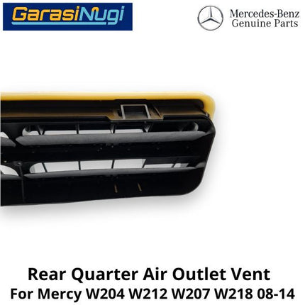 Rear Quarter Mercy W204 W212 W207 W218 Outlet Air Vent Penutup Ventilasi Udara Belakang C200