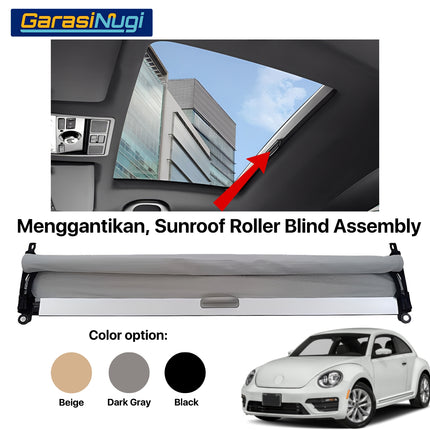 Roller Blind For Volkswagen Beetle Sunroof Curtain Assembly Tirai Penutup 2012 - 2019