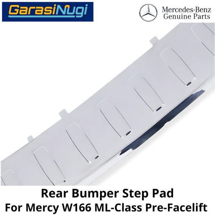 Rear Step Pad Mercy W166 Chrome Cover Pijakan Bumper Belakang Mercedes ML350