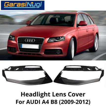 Mika Headlight AUDI A4 B8 Lens Kaca Cover Lampu Depan 2009-2012