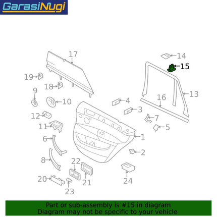 Triangle Sunshade Hook For BMW F25 E70 E90 Klip Pengait Tirai Jendela Belakang Rear Window X3 X5 320