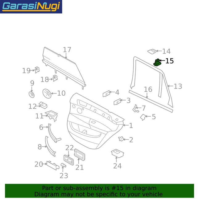 Triangle Sunshade Hook For BMW F25 E70 E90 Klip Pengait Tirai Jendela Belakang Rear Window X3 X5 320