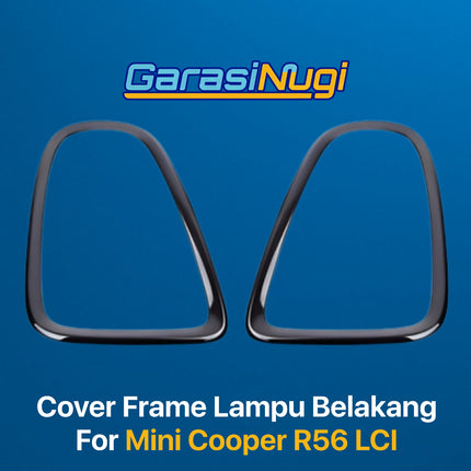 Cover Frame Rear Light Mini R56 LCI Bezel Lampu Belakang Hitam Original