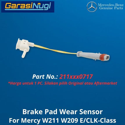 Front Brake Pad Sensor Mercy W211 W209  Sistem Rem Depan E240 CLK