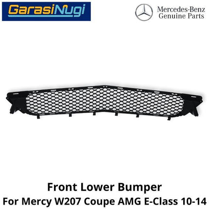Lower Grille Mercy W207 Coupe AMG Grill Cover Bumper Depan Bawah Mercedes E250