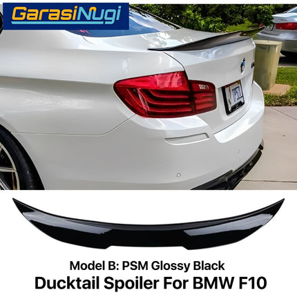 Ducktail Spoiler For BMW F10 Trunk Tail Wing Black Gloss 523 2010-2017