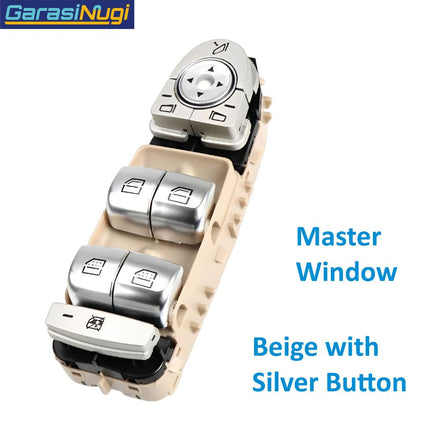 Master Power Window For Mercedes W222 W213 Switch White Light S450 S63 AMG E200 E300