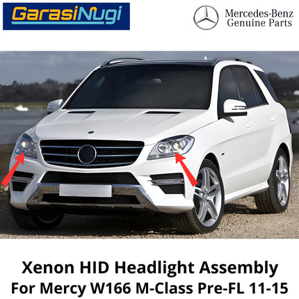 Headlamp For Mercy W166 Lampu Depan Headlight Front Lighting Mercedes ML350
