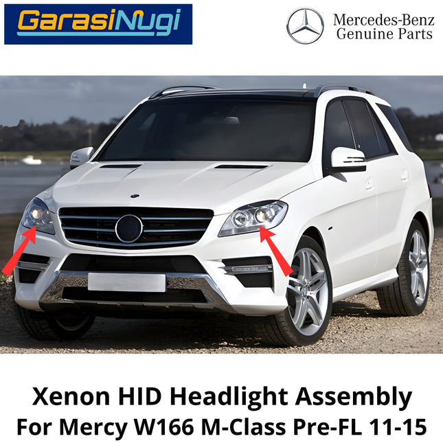 Headlamp For Mercy W166 Lampu Depan Headlight Front Lighting Mercedes ML350