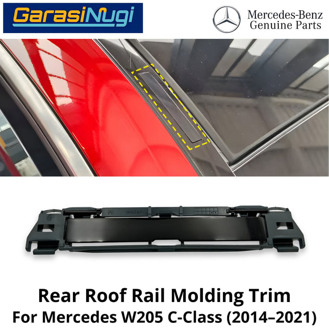 Rear Roof Moulding Mercy W205 Trim Cover Penutup Atap Belakang Mercedes C200