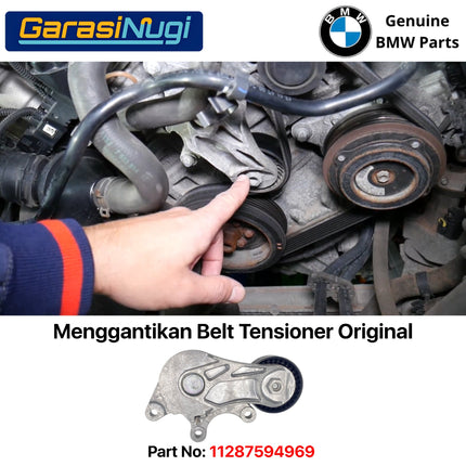 Belt Tensioner For BMW F30 F10 Mechanical Katrol Pengencang Pulley Original 320 523