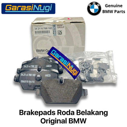 Rear Brake Pads For BMW E81 E87 E90 Kampas Rem Roda Belakang Original 34216788183 320