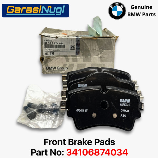 Front Brake Pads For BMW F39 MINI F55 F54 Kampas Rem Depan Original 34106874034 X2