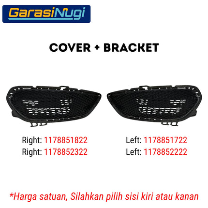 Front Lower Fog Trim Mercy W117 Pre-FL AMG Penutup Bemper Bawah Depan CLA