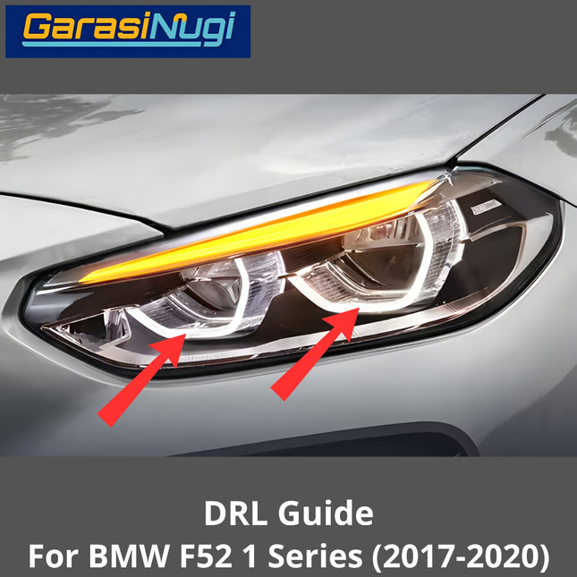 DRL Guide Tube For BMW F52 Angel Eyes LED Light Lampu Senja 118 2017-2020