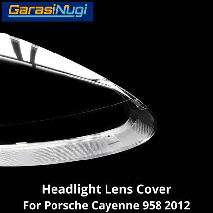 Mika Headlight 958 Porsche Cayenne Lens Kaca Cover Lampu Depan 12-14