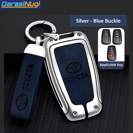 Toyota Corolla Cross Altis Key Case Cover Sarung Kunci Metal Leather