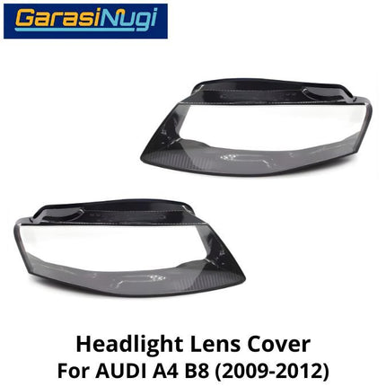 Mika Headlight AUDI A4 B8 Lens Kaca Cover Lampu Depan 2009-2012