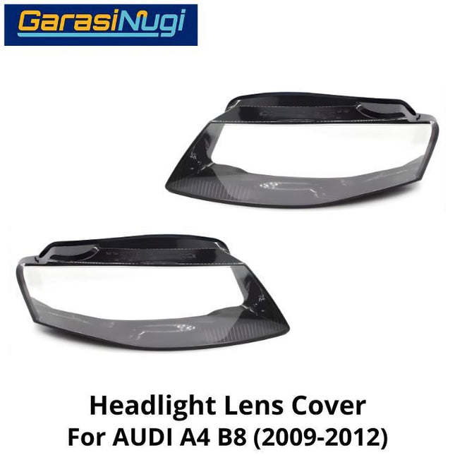 Mika Headlight AUDI A4 B8 Lens Kaca Cover Lampu Depan 2009-2012
