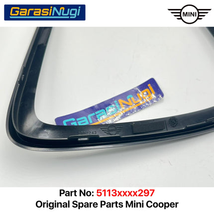 Cover Frame Rear Light Mini R56 LCI Bezel Lampu Belakang Hitam Original