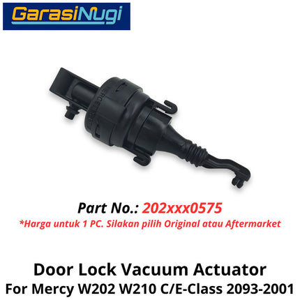 Door Lock Mercy W202 W210 Vacuum Actuator Aktuator Vakum Kunci Pintu Depan C200 E200