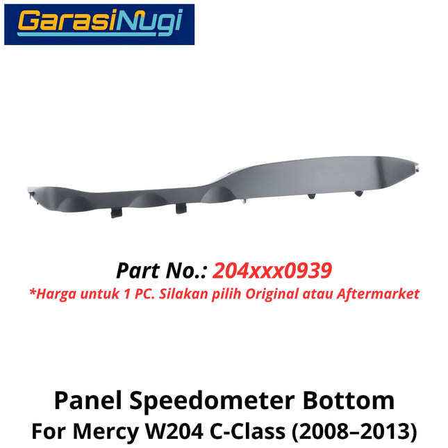 Speedometer Mercy W204 Decorative Frame Cover Dashboard Penutup Dasbor C200