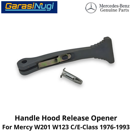 Hood Pull Mercy W201 W123 Latch Handle Tarikan Kap Mesin Original Mercedes C150