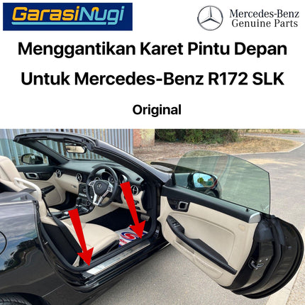 Door Seal Edge Guard Mercy R172 Gasket Pelindung Pintu Depan Rubber Front SLK