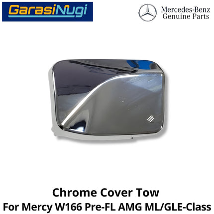 Front Towing Mercy W166 Pre-FL AMG Cover Bumper Tow Tutup Lubang Derek Original Mercedes-Benz GLC