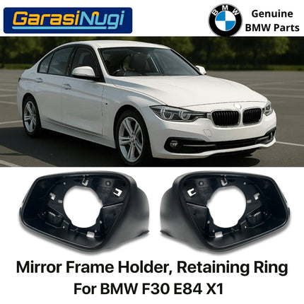 Mirror Frame Holder For BMW F30 E84 Bracket Kaca Spion Supporting Ring Grained 320 X1