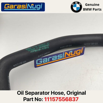 Oil Separator Hose For BMW E53 E52 11157556837 Selang Ventilasi Oli Rubber Pipe X5 Z8
