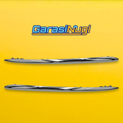 Chrome Trim Mercy W213 W238 Mounting Grille Monting Grill Bumper Depan E200
