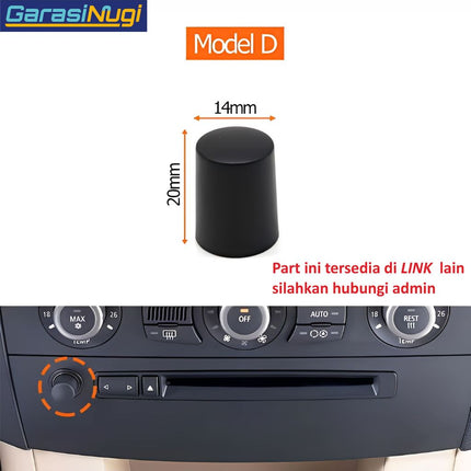 Rotary Radio For BMW E60 E61 E63 E64 Volume Button Knob Tombol Putaran Model C 523 525 530 630 650