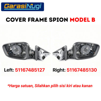 Cover Kaca Spion Luar BMW G30 Mirror Outer Frame Heated Original 51167485113 520