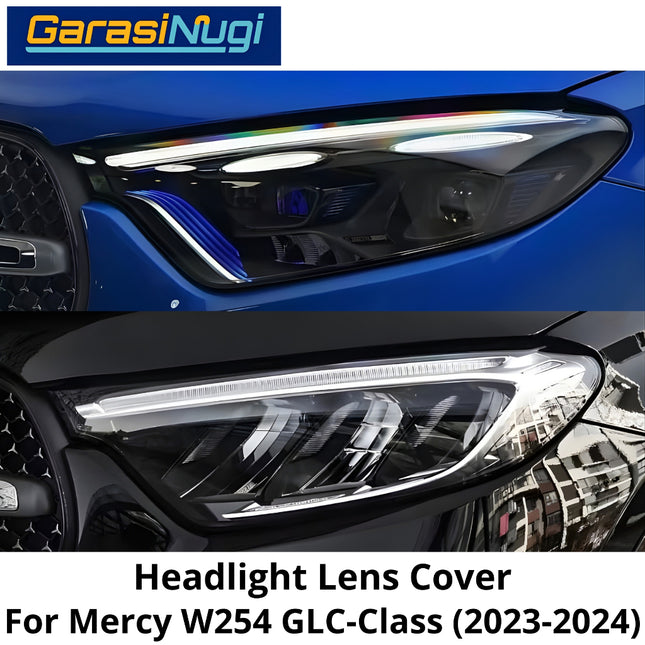 Mika Headlight Mercy W254 Lens Kaca Cover Lampu Depan Mercedes GLC 2022-UP