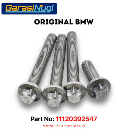 Aluminum Cylinder Head Bolt BMW E70 F10 E90 Set Baut Kepala Silinder Aluminium 520