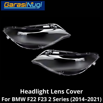 Mika Headlight For BMW F22 F23 Lens Kaca Cover Lampu Depan X3