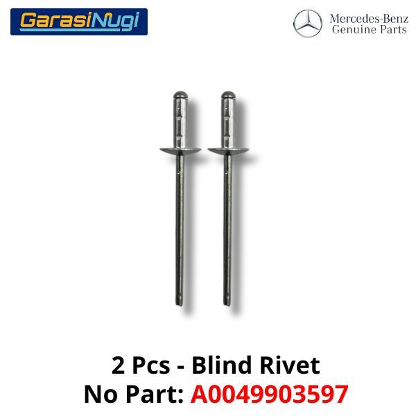 Blind Rivet Mercy A0049903597 Sekrup Klip Baut Body Original Mercedes