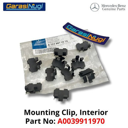 Mounting Clip A0039911970 Klip Pilar Body Interior Original Mercedes