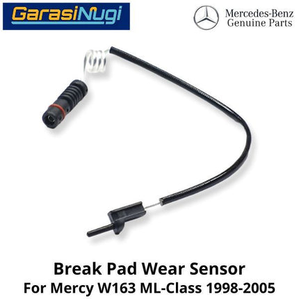 Rear Brake Pad Mercy W163 Sensor Keausan Rem Belakang ML 1998-2005