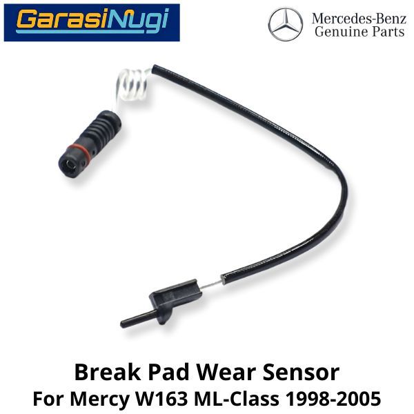 Rear Brake Pad Mercy W163 Sensor Keausan Rem Belakang ML 1998-2005