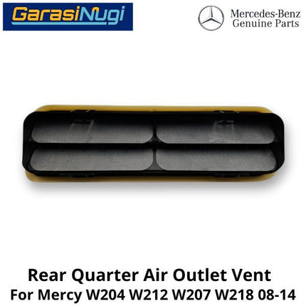 Rear Quarter Mercy W204 W212 W207 W218 Outlet Air Vent Penutup Ventilasi Udara Belakang C200