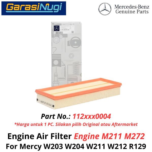 Air Filter Mercy W203 W204 W211 R129 Saringan Udara Mesin 1120940004 M211 M272