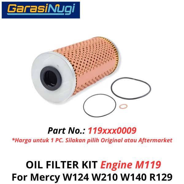 Original Oil Filter For Mercy W124 W210 W140 R129 Saringan Filter C200 E230
