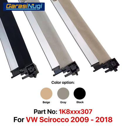 Roller Blind For Volkswagen Scirocco Sunroof Curtain Assembly Tirai Penutup 2009 - 2018