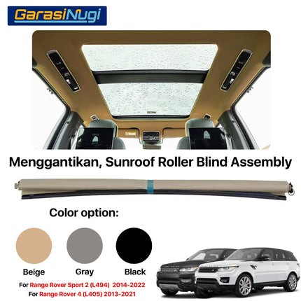 Roller Blind For Range Rover Sport Sunroof Curtain Assembly Tirai Penutup L494 - L405