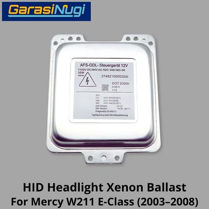 Xenon Ballast Mercy W211 HID Headlight Driver Control Module Lampu Mercedes E240