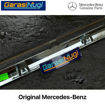 Chrome Stripe Mercy W213 Garnish Molding Bodi Samping Pintu Belakang E200